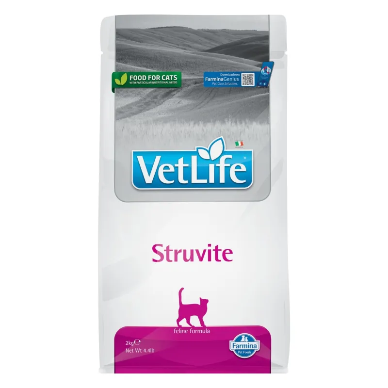 Farmina struviitkivide lahustamiseks täissööt kassile VetLife Feline Struvite