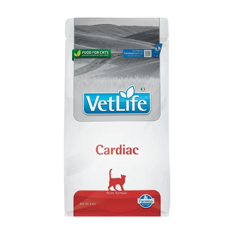 Farmina südamepuudulikkuse toetamiseks täissööt kassile VetLife Feline Cardiac
