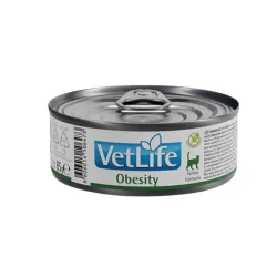Farmina kehakaalu langetamiseks konserv kassile VetLife Feline Obesity