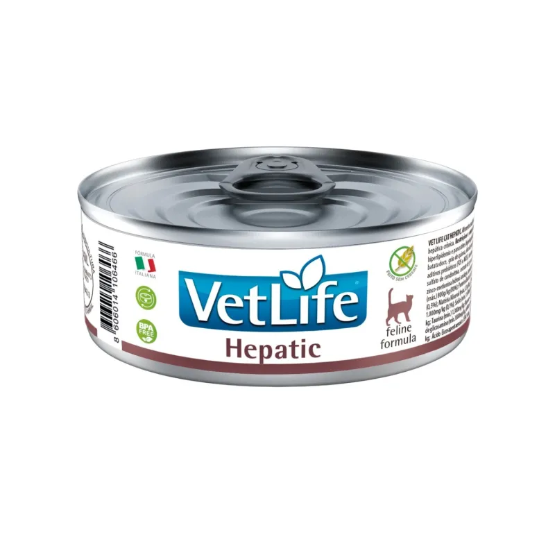 Farmina maksafunktsioonide toetamiseks konserv kassile VetLife Feline Hepatic