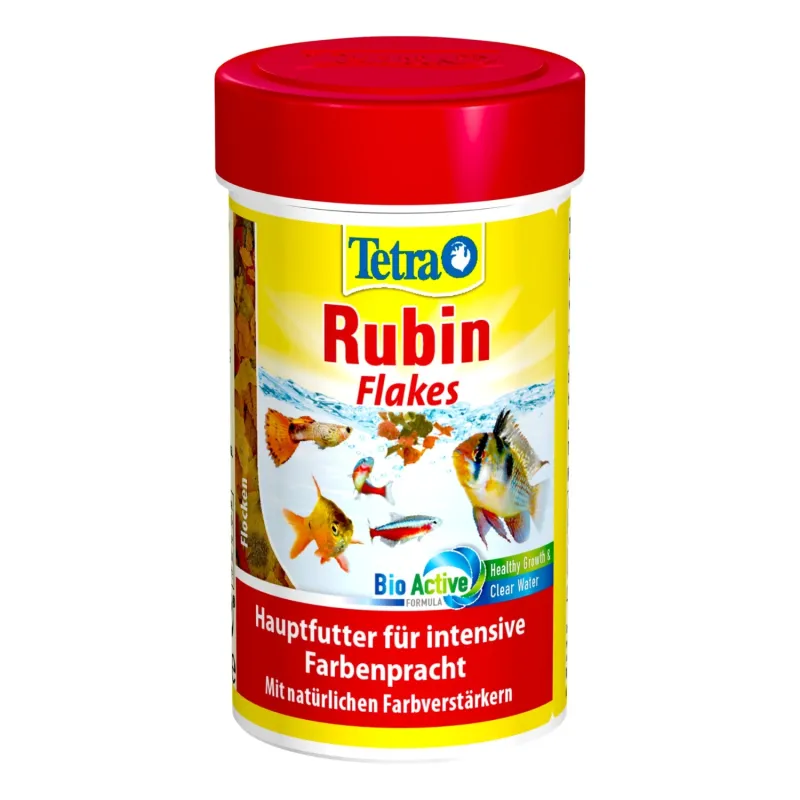 Tetra kalade värvust parandavavad helbed Rubin Flakes