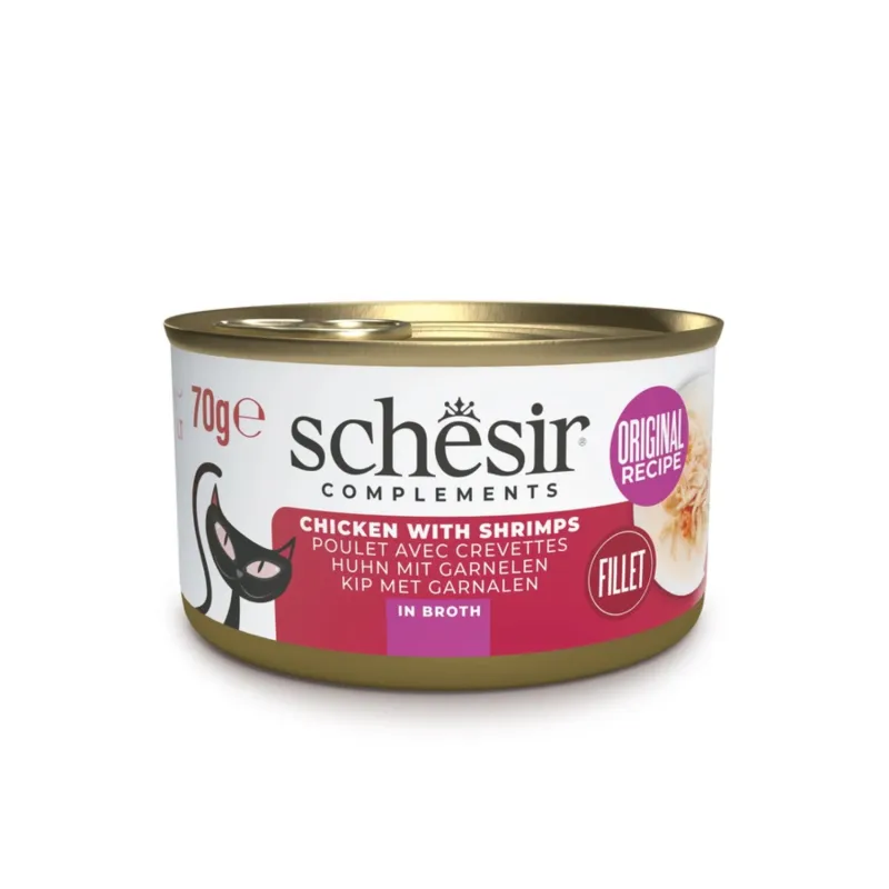 Schesir Complements kassikonserv puljongis 70g