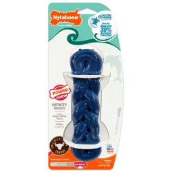Power närimise kont veisega Chew Ocean Nylon Infinity Braid Bone Beef