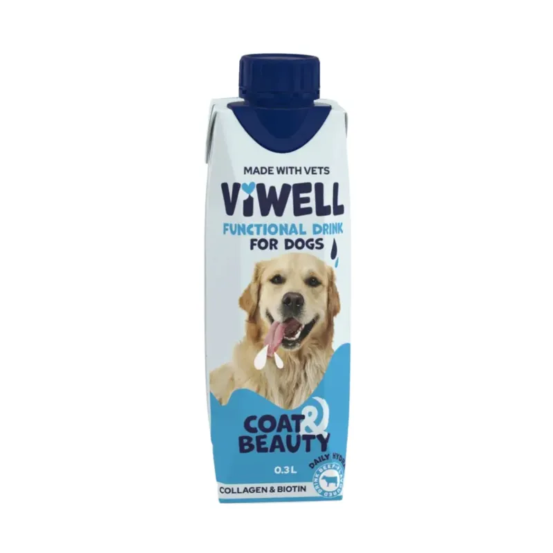 ViWell kollageeni ja biotiiniga vesi koertele Coat & Beauty