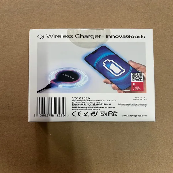 Qi Älypuhelimen Langaton Laturi InnovaGoods