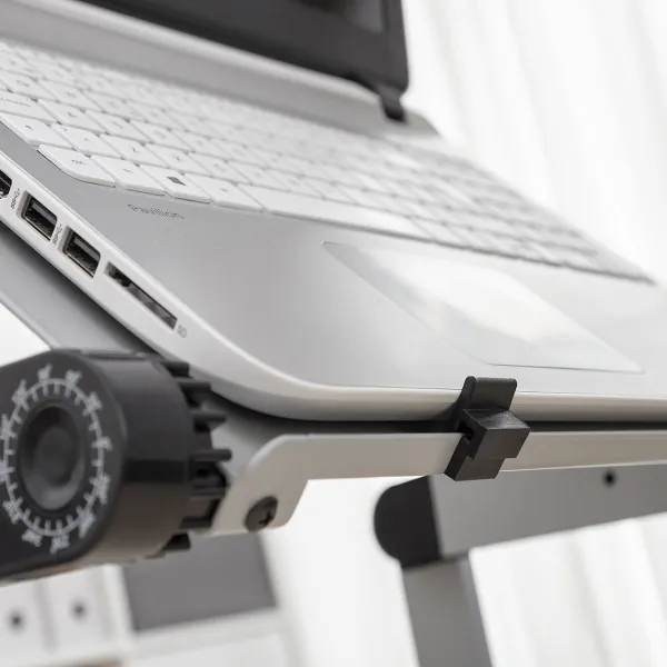 Säädettävä moniasentoinen pöytä kannettavalle tietokoneelle Omnible Iceberg V0103206 Alumiini (Kunnostetut Tuotteet A)