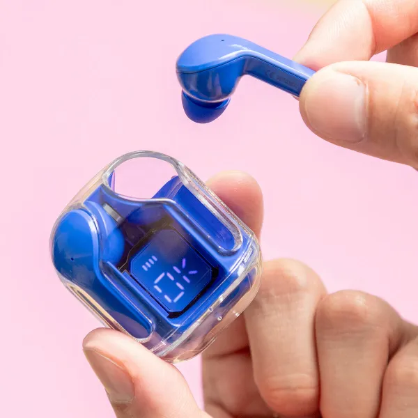 Bevielės ausinės su krovimo dėklu Blue InnovaGoods