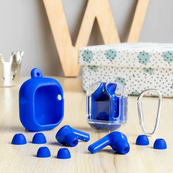 Bevielės ausinės su krovimo dėklu Blue InnovaGoods