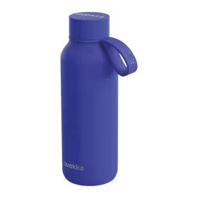 Quokka Solid With Strap - 510ml Stainless Steel Thermos Bottle with Strap (Dusk Blue)