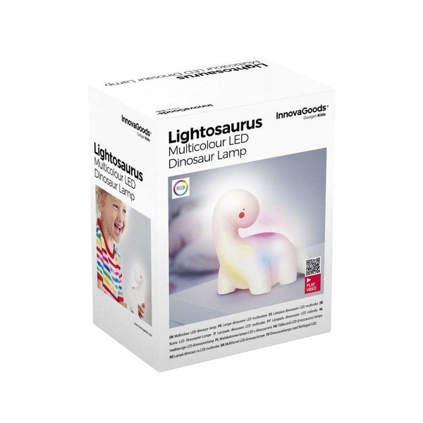 Dinosaur Multicolour LED Lamp Lightosaurus InnovaGoods