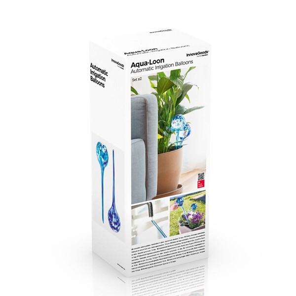 Automaattiset kastelupallot Aqua·Loon InnovaGoods Sininen Lasi (Kunnostetut Tuotteet A)