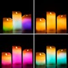 Multicolour Flame-Effect LED Candles with Remote Contro | Buy online — Megaluks