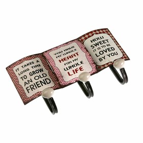 Wall mounted coat hanger Versa Metal (13 x 39 cm) | Buy online — Megaluks