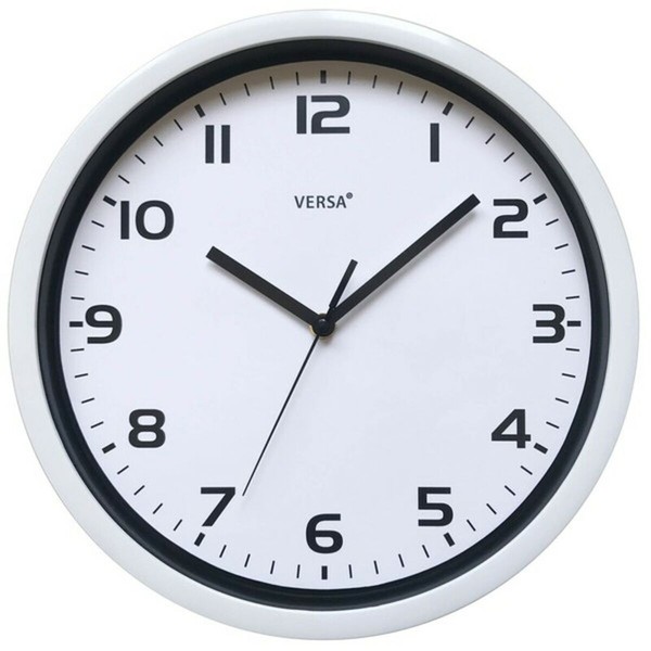 Sienas pulkstenis Versa Plastmasa (4,3 x 30,5 x 30,5 cm)