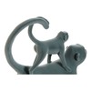 Dekoratyvinė figūrėlė DKD Home Decor Žalia Rožinė Tropinis Beždžionės 22,5 x 8 x 27,5 cm (2 vnt.)