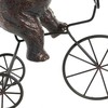 Dekoratyvinė figūrėlė DKD Home Decor Juoda Dramblys Šiuolaikiškas 30 x 12 x 37 cm