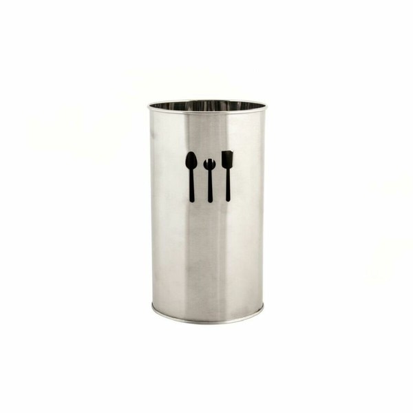 Aterinkori DKD Home Decor Hopeinen Ruostumaton teräs 10 x 10 x 18 cm
