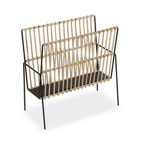 Žurnālu plaukts Versa Metāls Sveķi Koks MDF 19 x 35,5 x 36 cm