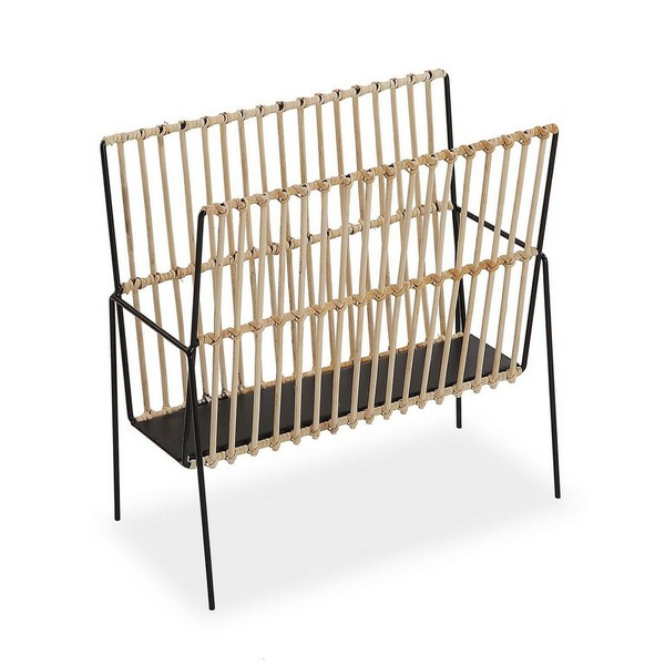 Žurnālu plaukts Versa Metāls Sveķi Koks MDF 19 x 35,5 x 36 cm
