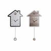 Настенное часы DKD Home Decor 32 x 5 x 56 cm Натуральный Белый Пластик дом Деревянный MDF (2 штук)