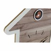 Sieninis laikrodis DKD Home Decor 32 x 5 x 56 cm Natūralus Balta Plastmasinis Namas Medžio MDF (2 vnt.)
