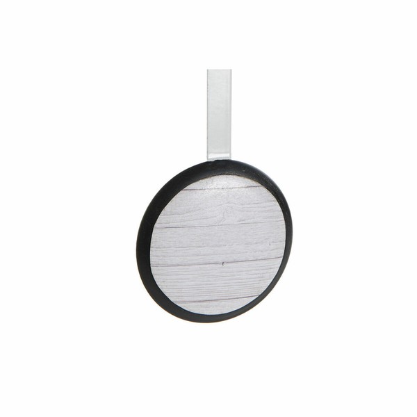 Sieninis laikrodis DKD Home Decor 32 x 5 x 56 cm Natūralus Balta Plastmasinis Namas Medžio MDF (2 vnt.)
