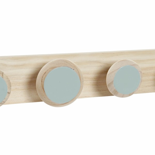 Sieninė kabykla DKD Home Decor Plastmasinis Medžio MDF Tropinis 48 x 6 x 7,5 cm (2 vnt.)