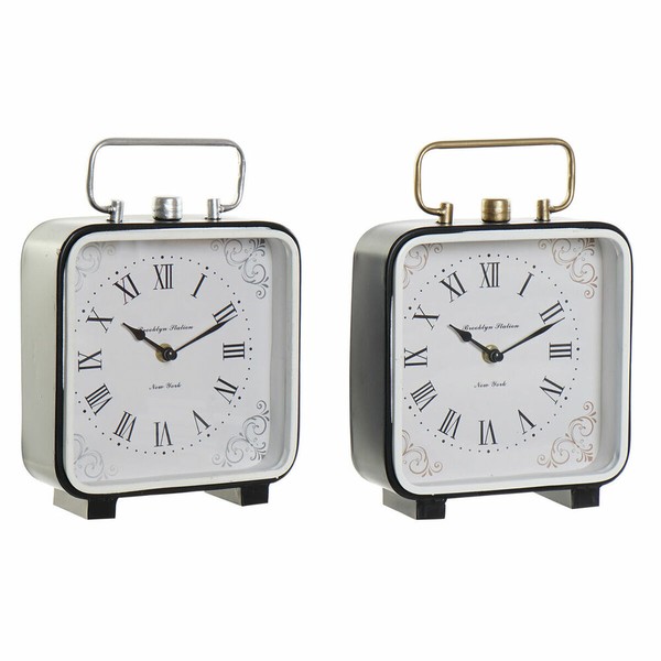 Настольные часы DKD Home Decor Синий Белый Чёрный (2 штук)