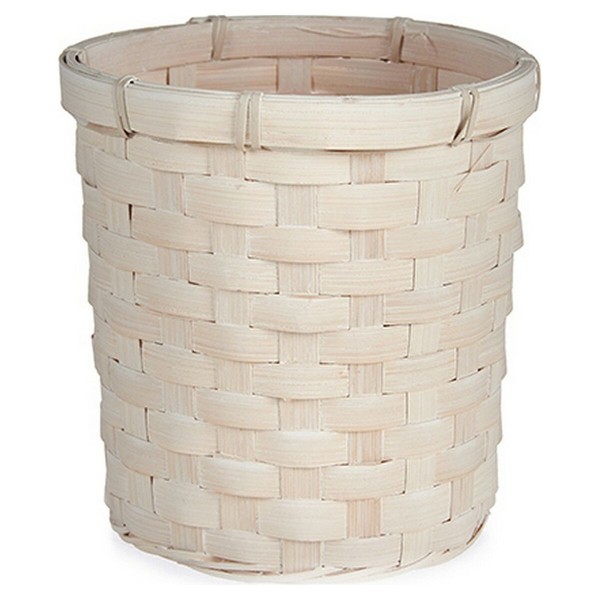 stādītājs Gift Decor Balts PVC Bambuss 17 x 15 x 17 cm Apaļš
