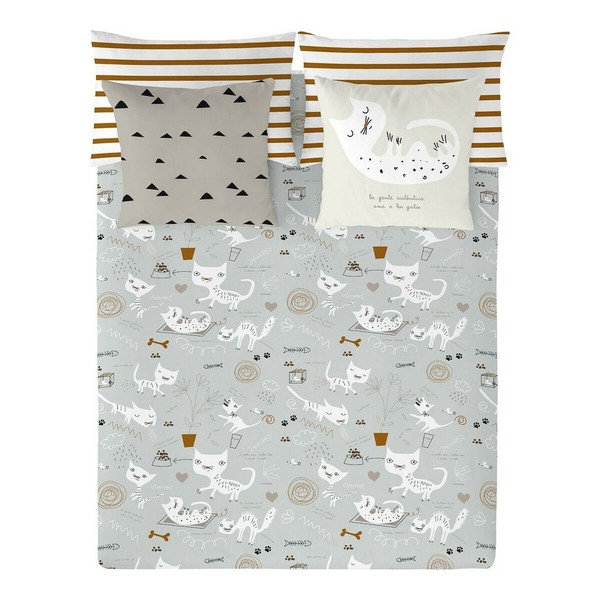 Šiaurės šalių viršelis Panzup Cats Lova 180/190 (260 x 220 cm)