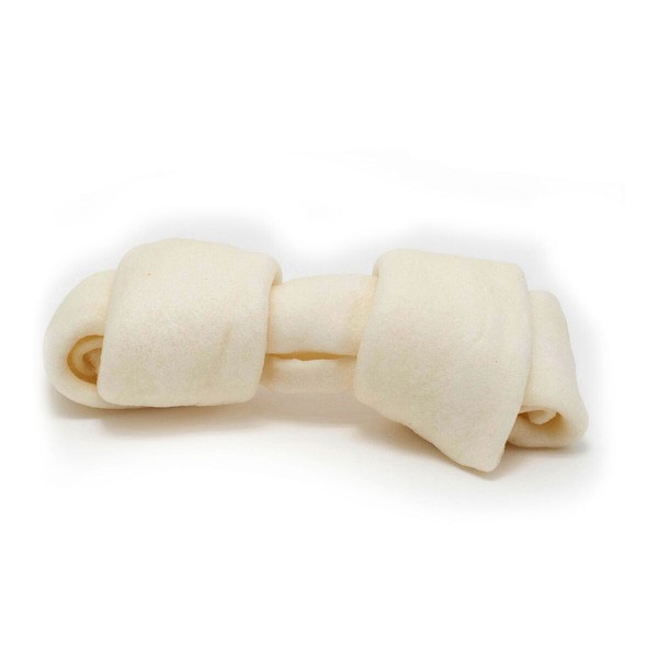 Dog Snack Gloria Snackys Rawhide Veal 10-12 cm Knot 30 Units