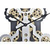Wall Clock DKD Home Decor Golden Silver Crystal Iron 50 x 8 x 50 cm (3 Units) (2 Units)
