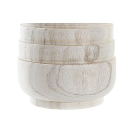 Kasvit DKD Home Decor Ruskea Luonnollinen Neliö Boho 17 x 17 x 16 cm