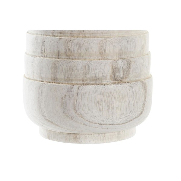 stādītājs DKD Home Decor Brūns Dabisks Kvadrāta Boho 17 x 17 x 16 cm