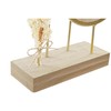 Table clock DKD Home Decor Golden Natural