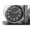 Stalinis laikrodis DKD Home Decor Juoda Sidabras (2 vnt.)