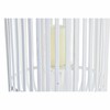 Lantern DKD Home Decor Crystal White Bamboo (28 x 28 x 47 cm)