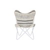 Dārza dīvāns DKD Home Decor Balts Pelēks 74 x 65 x 90 cm