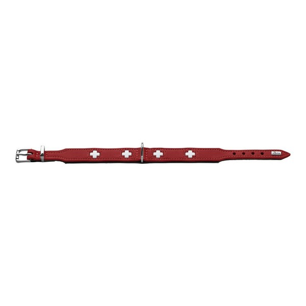 Šuns antkaklis Hunter Swiss Raudona / Juoda (35-39.5 cm)