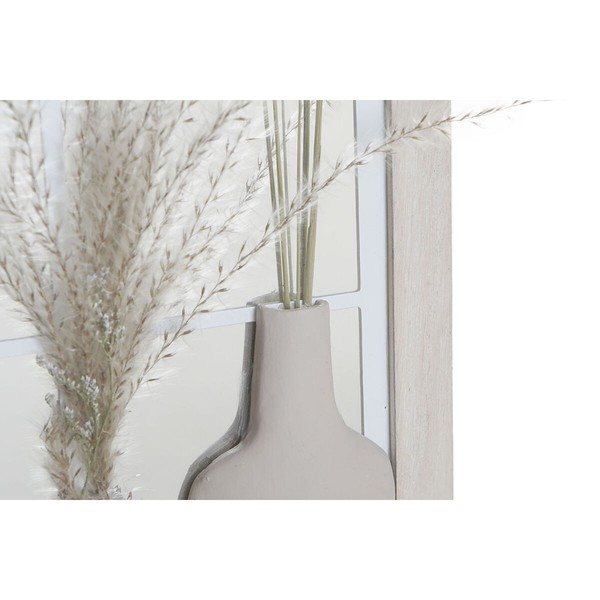 Wall mirror DKD Home Decor Beige Vase Cottage 35 x 10 x 50 cm