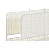 Lehtiteline DKD Home Decor Valkoinen Luonnollinen Metalli korihuonekalut Boho 36,5 x 15 x 41 cm