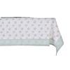 Stalo skalbinių rinkinys DKD Home Decor Gėlės Žalia 150 x 150 x 0,5 cm