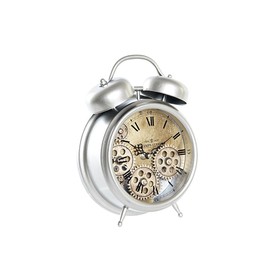 Stalinis laikrodis DKD Home Decor Sidabras