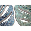 Centerpiece DKD Home Decor Blue Green Resin Crystal 45 x 36 x 9 cm 43 x 36 x 9 cm (2 Units)