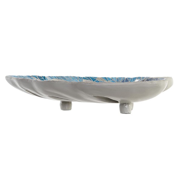 Centerpiece DKD Home Decor Blue Green Resin Crystal 45 x 36 x 9 cm 43 x 36 x 9 cm (2 Units)