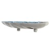 Centerpiece DKD Home Decor Blue Green Resin Crystal 45 x 36 x 9 cm 43 x 36 x 9 cm (2 Units)