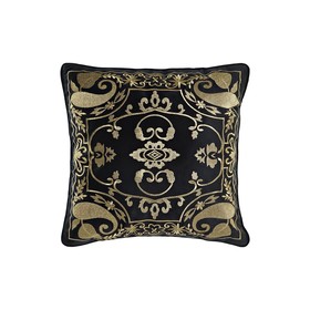 Подушка DKD Home Decor Чёрный Позолоченный 45 x 10 x 45 cm Араб