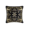 spilvens DKD Home Decor Melns Bronza 45 x 10 x 45 cm Arābija