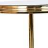 Side table DKD Home Decor Mirror Golden Brass (42,5 x 42,5 x 49 cm)