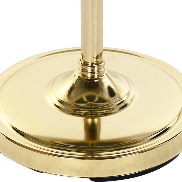 Mazs galdiņš DKD Home Decor spogulis Bronza Misiņš (42,5 x 42,5 x 49 cm)